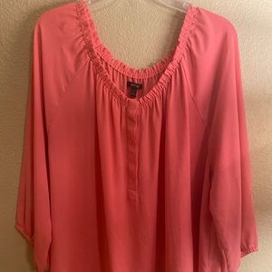 Women’s Pink Blouse by “ Apt 9” Plus size 2x Excellent Condition